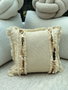 Aberto Design Funda de Cojín KET008 Beige 43 x 43 cm